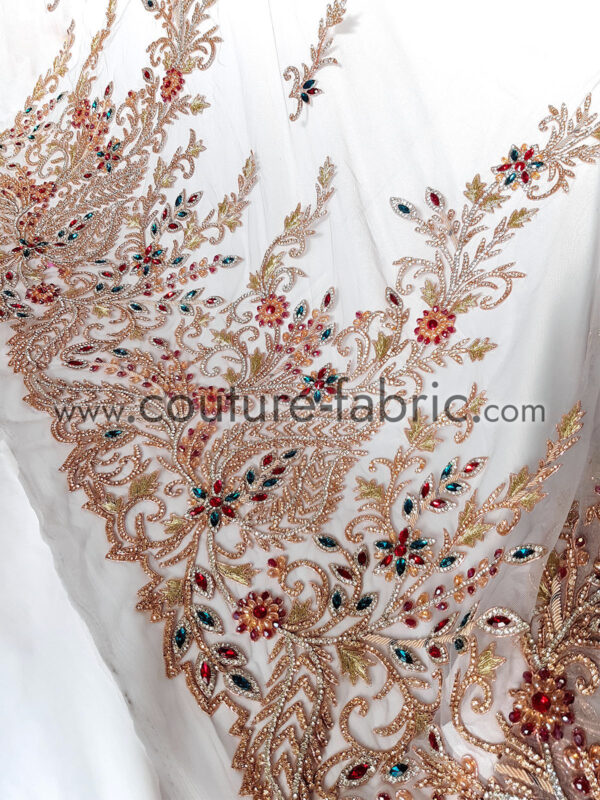 rose gold couture lace