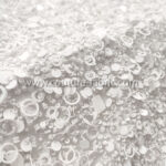 White embroidery couture lace - Image 5