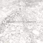 White embroidery couture lace - Image 2