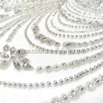 White color embroidery couture lace - Image 2