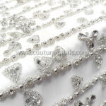 White color embroidery couture lace - Image 4