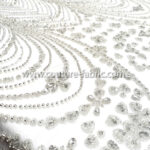 White color embroidery couture lace - Image 5