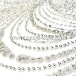 White color embroidery couture lace - Image 6