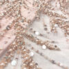 Pastel Pink embroidery couture lace - Image 6