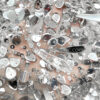 Grey sequined and crystals couture lace - Image 3
