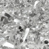 Grey sequined and crystals couture lace - Image 4