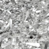 Grey sequined and crystals couture lace - Image 5