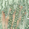 Light green color embroidery couture lace - Image 3
