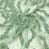 Light green color embroidery couture lace - Image 4