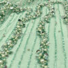 Light green color embroidery couture lace - Image 5