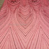 Red color embroidery couture lace - Image 9