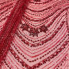 Red color embroidery couture lace